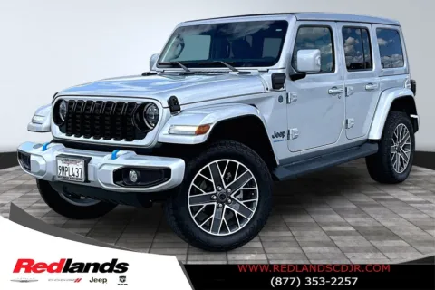Silver 2024 Jeep Wrangler High Altitude 4xe for sale in Redlands, CA