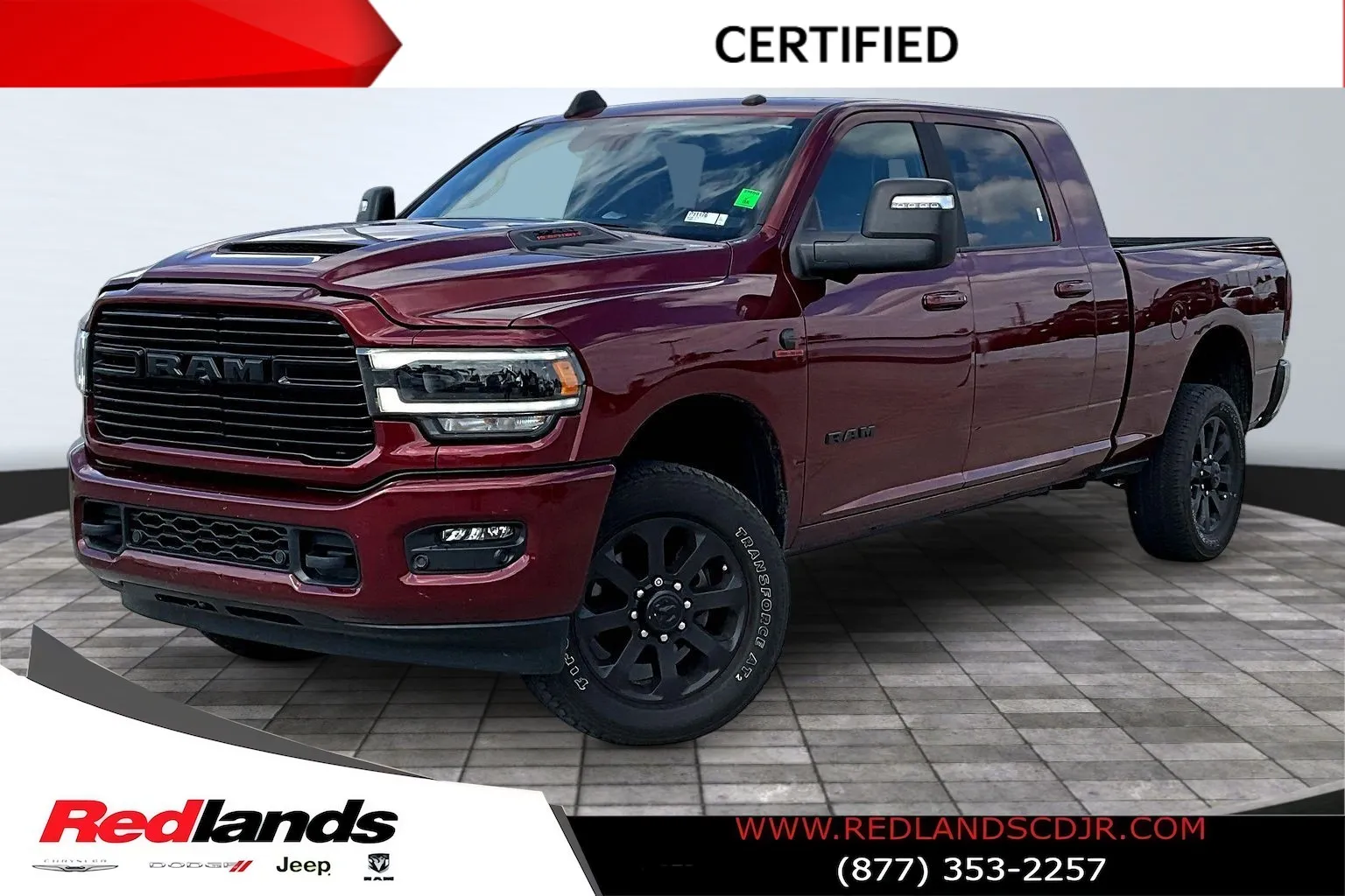 Red 2024 Ram 2500 Laramie for sale in Redlands, CA