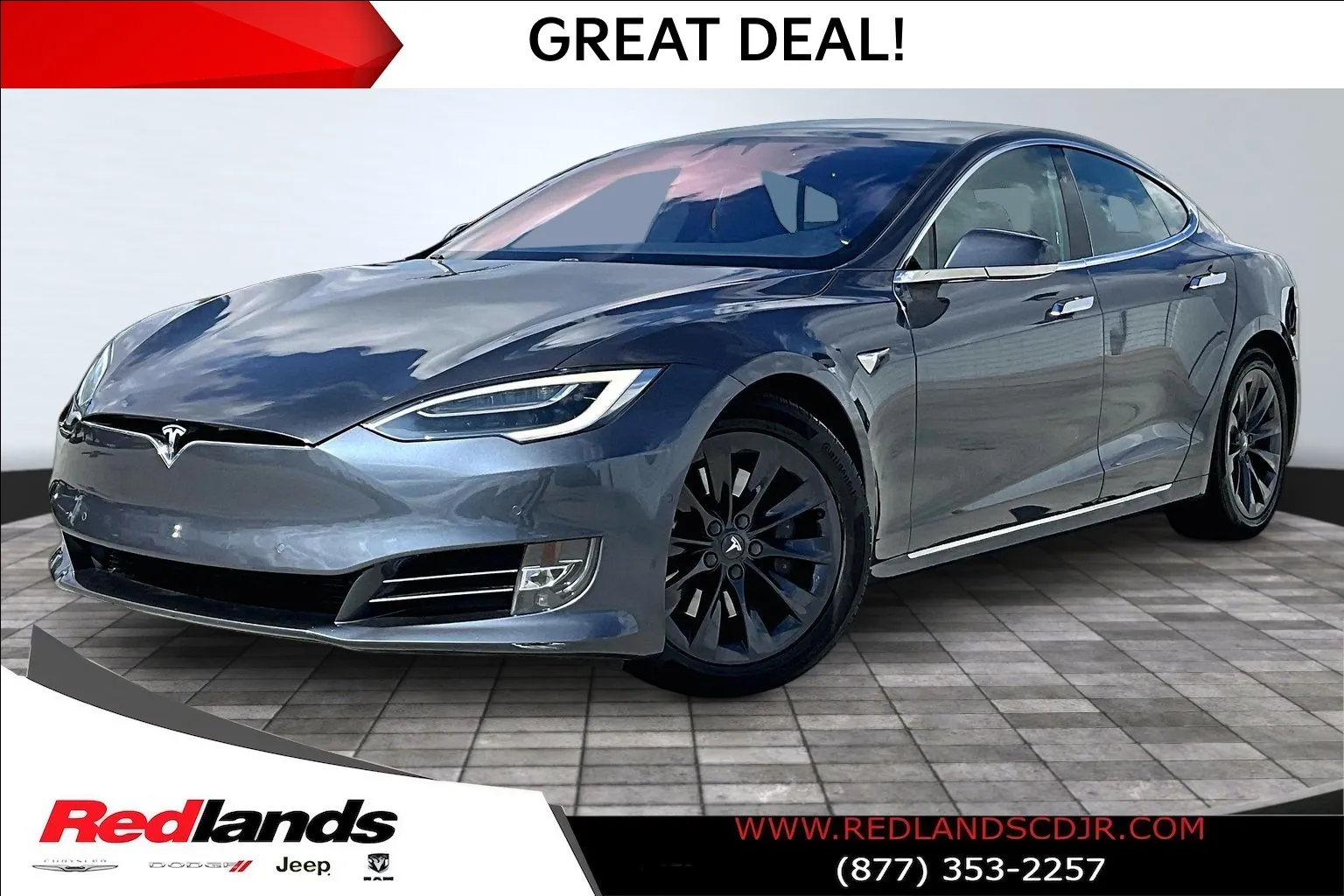 Silver 2018 Tesla Model S 100D for sale in Redlands, CA