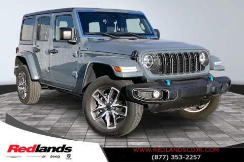 Gray 2024 Jeep Wrangler Sport S 4xe for sale in Redlands, CA