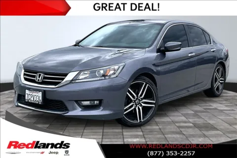 Gray 2014 Honda Accord Sport for sale in Redlands, CA