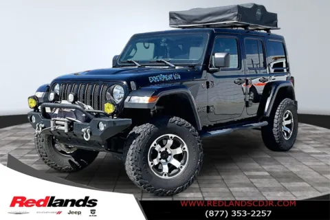 Black 2021 Jeep Wrangler Unlimited Rubicon for sale in Redlands, CA