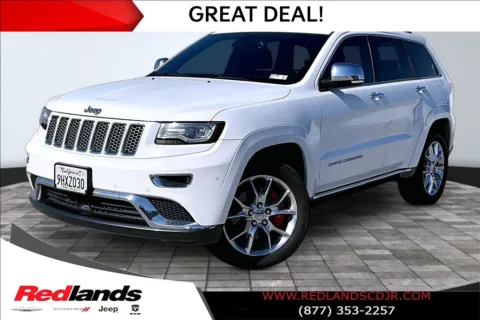 White 2014 Jeep Grand Cherokee Summit for sale in Redlands, CA