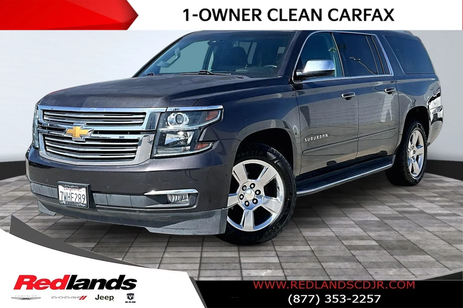 Gray 2017 Chevrolet Suburban Premier for sale in Redlands, CA