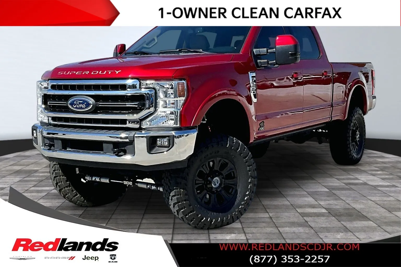 Red 2022 Ford F-250SD Lariat for sale in Redlands, CA