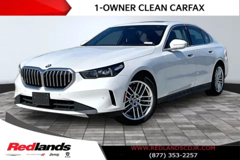 White 2024 BMW 5 Series 530i for sale in Redlands, CA