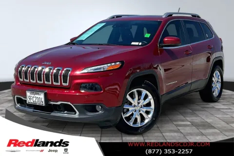 Red 2014 Jeep Cherokee Limited for sale in Redlands, CA