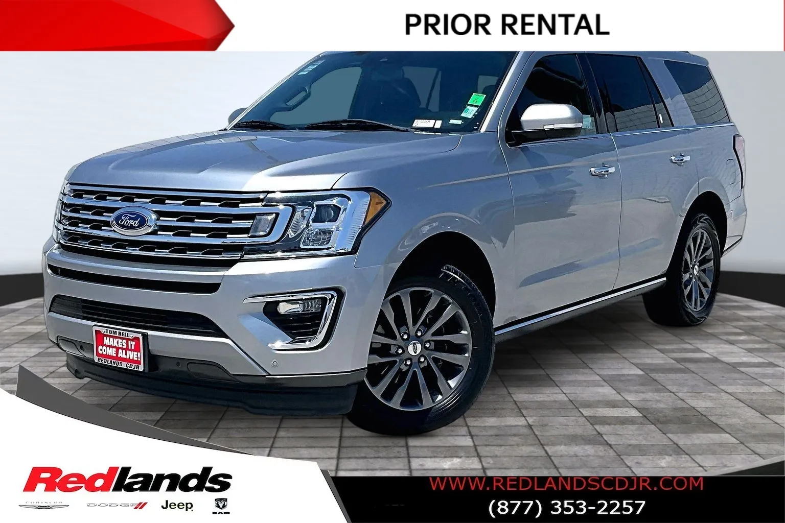 Silver 2021 Ford Expedition Limited for sale in Redlands, CA
