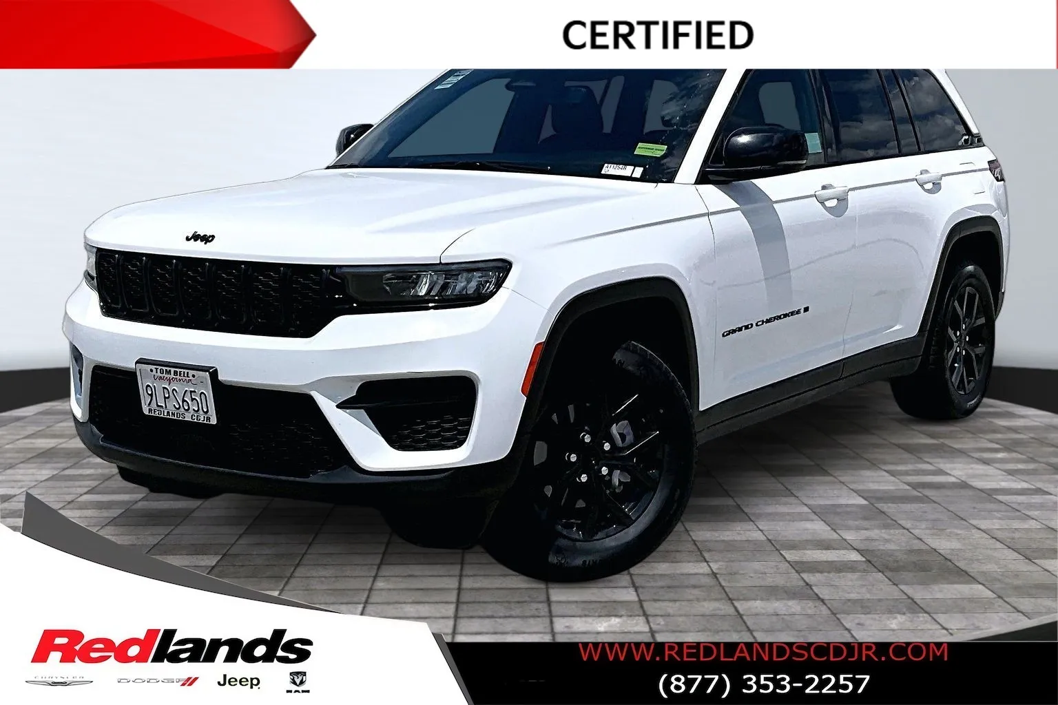 White 2024 Jeep Grand Cherokee Altitude for sale in Redlands, CA