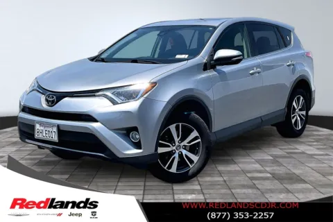 Silver 2018 Toyota RAV4 XLE for sale in Redlands, CA