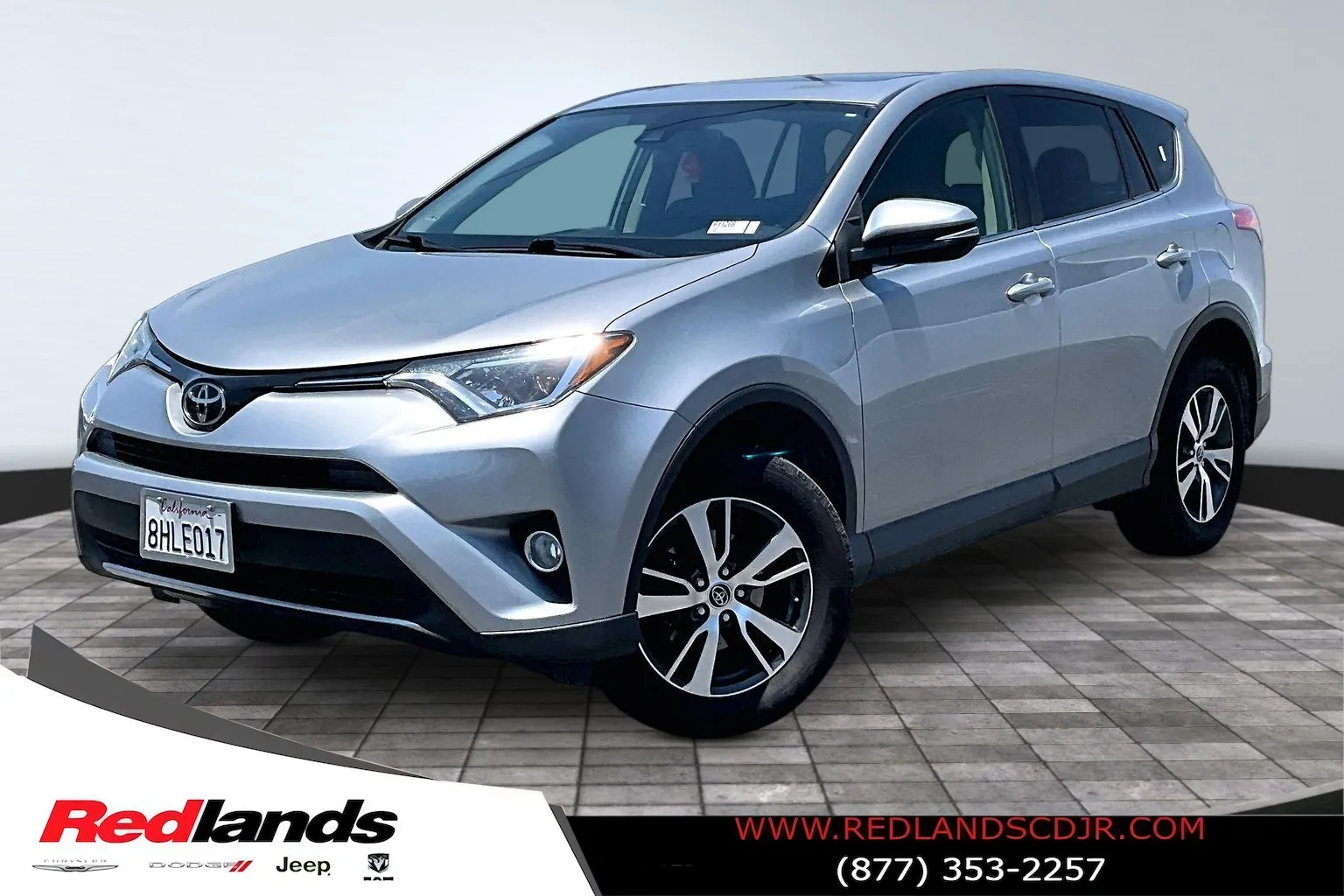 Silver 2018 Toyota RAV4 XLE for sale in Redlands, CA