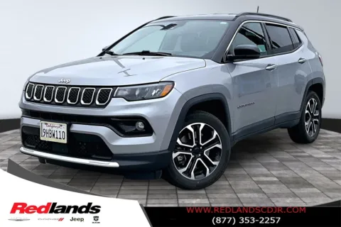 Silver 2023 Jeep Compass Limited for sale in Redlands, CA