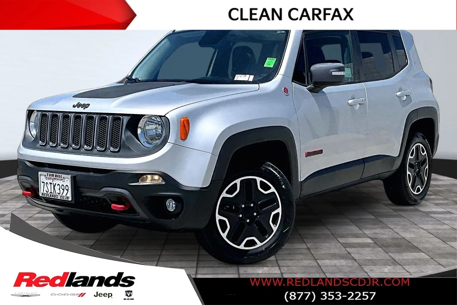 Silver 2016 Jeep Renegade Trailhawk for sale in Redlands, CA