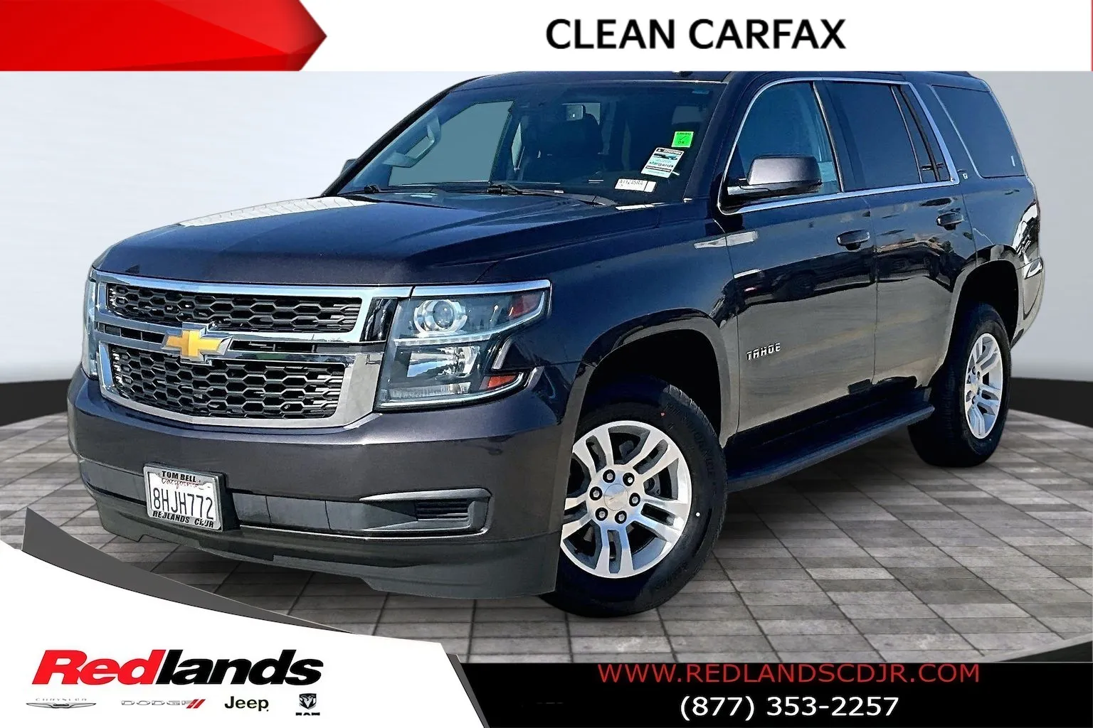 Gray 2018 Chevrolet Tahoe LT for sale in Redlands, CA