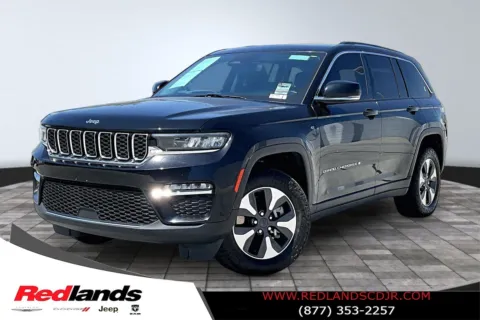 Black 2023 Jeep Grand Cherokee 4xe for sale in Redlands, CA