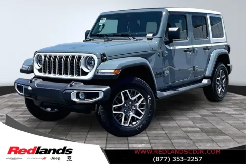 Blue 2026 Jeep Wrangler Sahara for sale in Redlands, CA