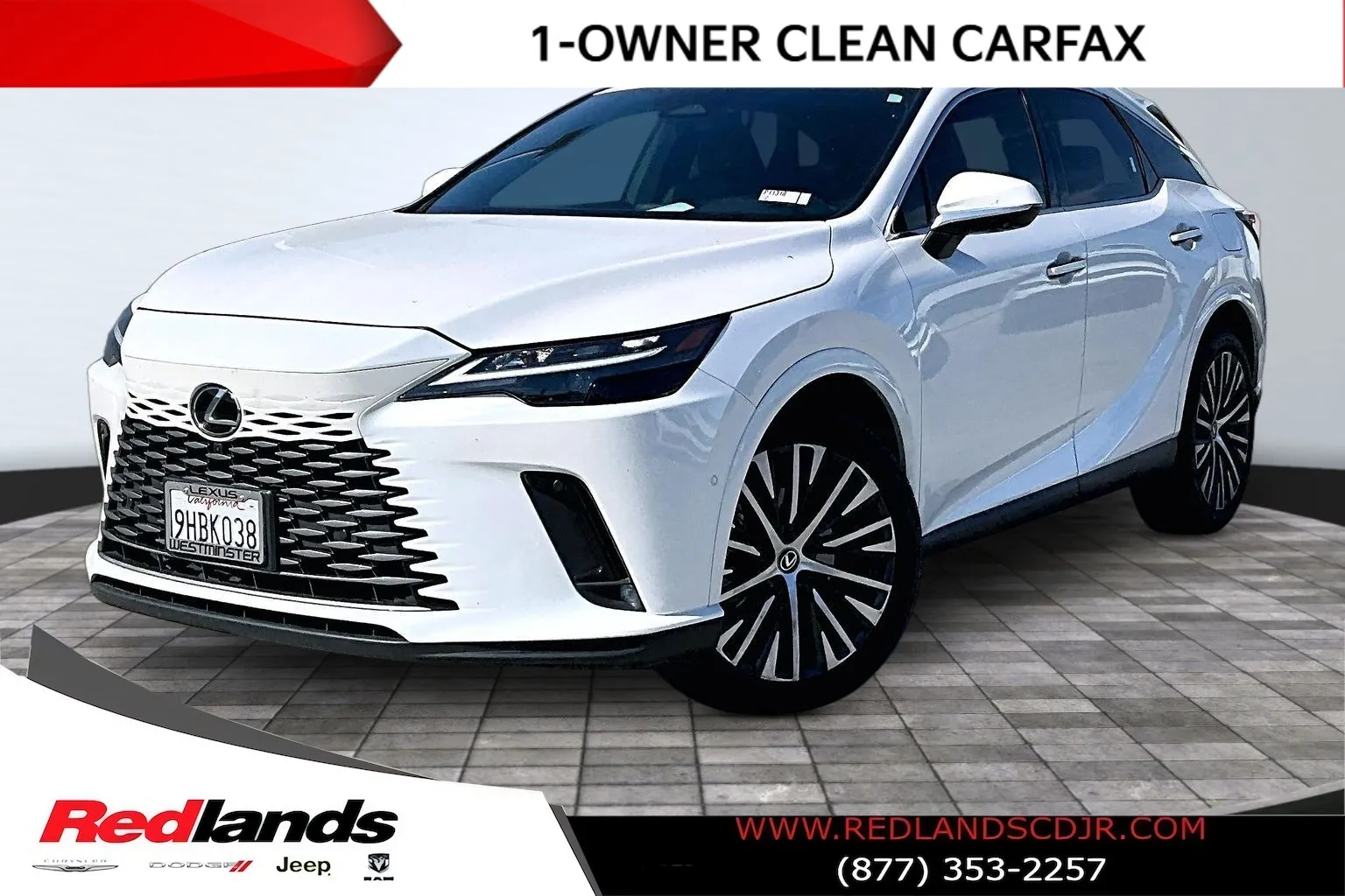 White 2023 Lexus RX 350 Premium Plus for sale in Redlands, CA