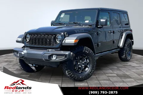 Black 2026 Jeep Wrangler Willys for sale in Redlands, CA