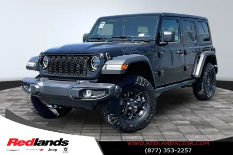 Black 2026 Jeep Wrangler Willys for sale in Redlands, CA