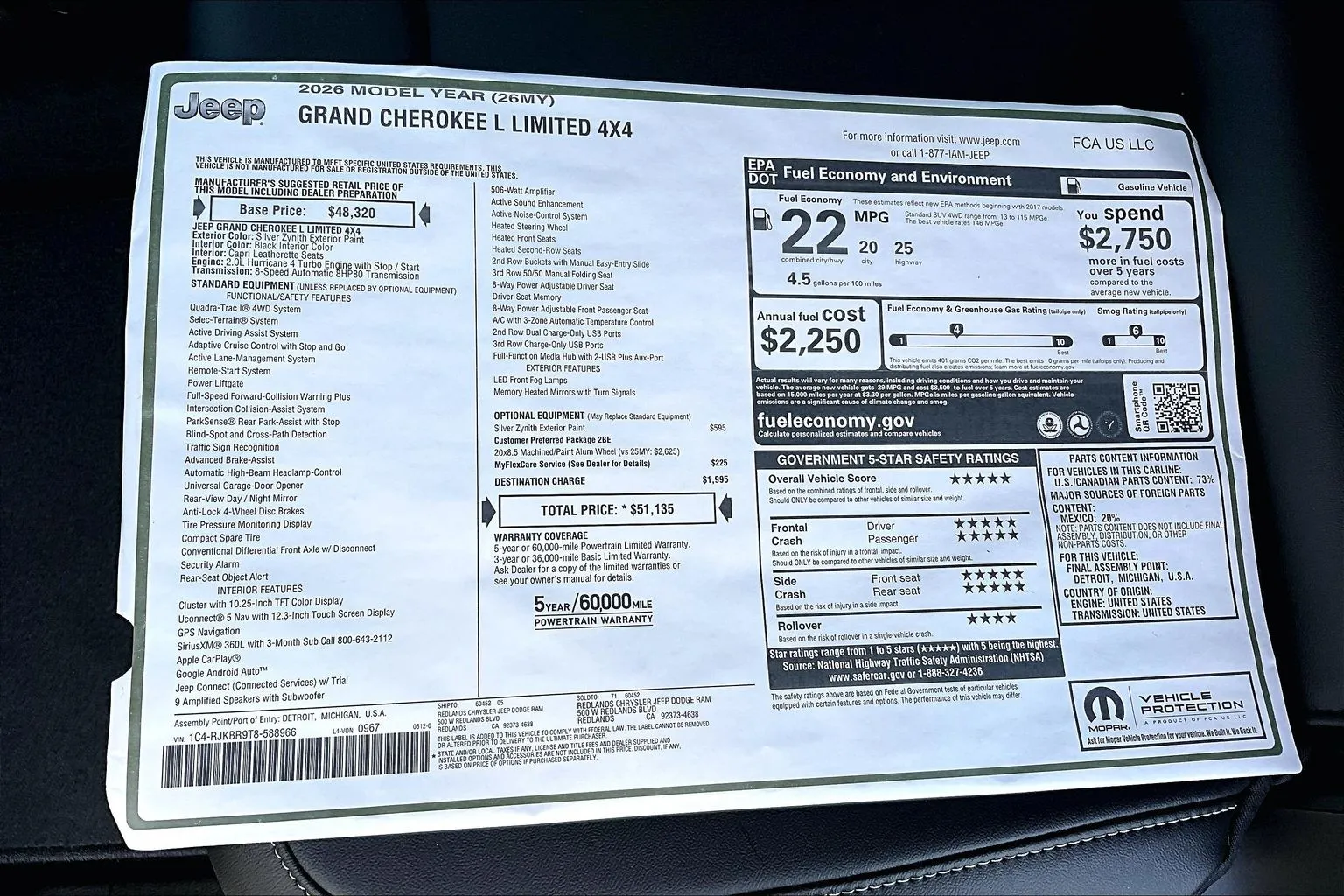 2026 Jeep Grand Cherokee L Limited - Photo 34