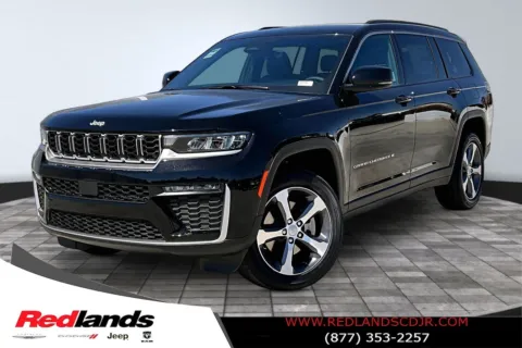 Black 2026 Jeep Grand Cherokee L Limited for sale in Redlands, CA