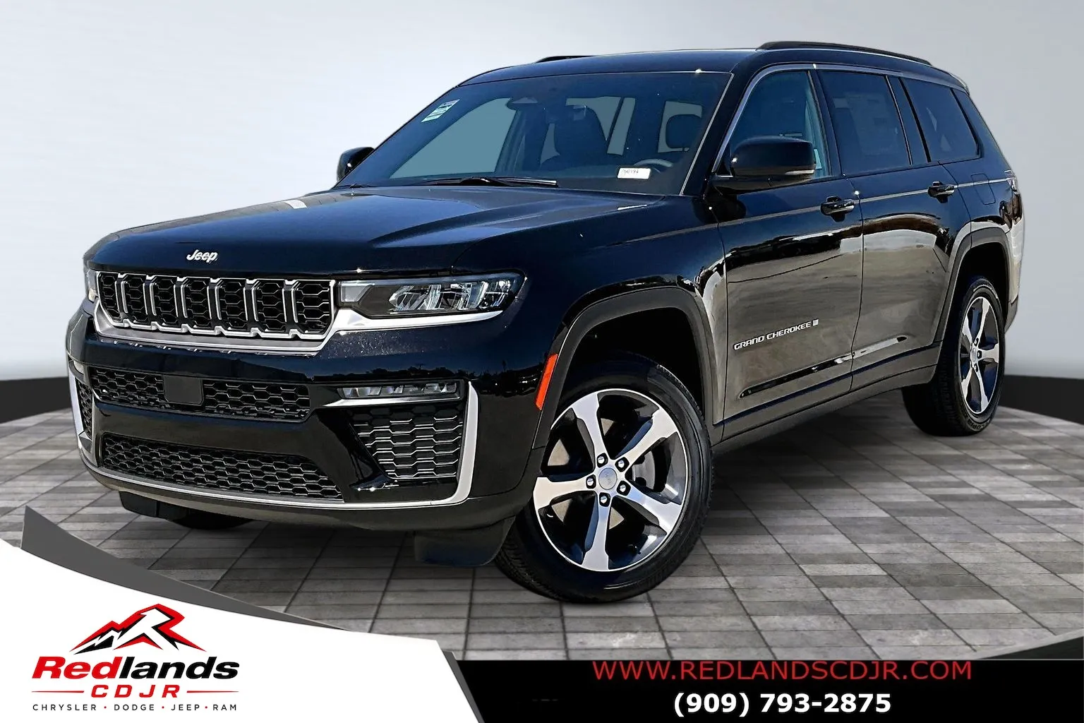 Black 2026 Jeep Grand Cherokee L Limited for sale in Redlands, CA