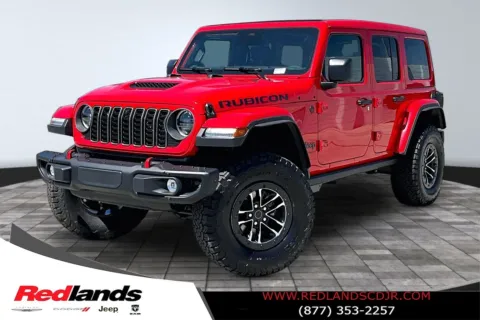 Red 2026 Jeep Wrangler Rubicon X for sale in Redlands, CA