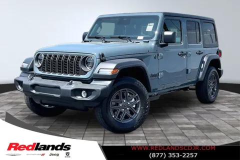 Blue 2026 Jeep Wrangler Sport S for sale in Redlands, CA