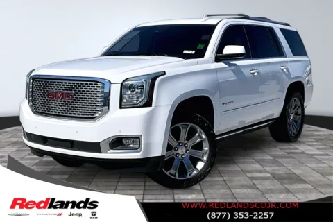 White 2015 GMC Yukon Denali for sale in Redlands, CA