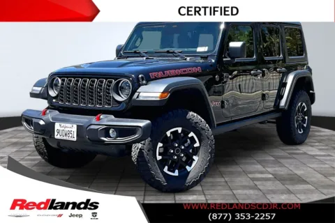 Black 2025 Jeep Wrangler Rubicon for sale in Redlands, CA