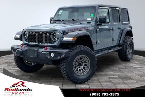 Gray 2025 Jeep Wrangler Rubicon for sale in Redlands, CA