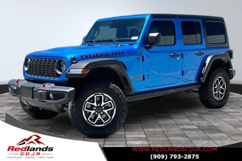 Blue 2025 Jeep Wrangler Rubicon for sale in Redlands, CA