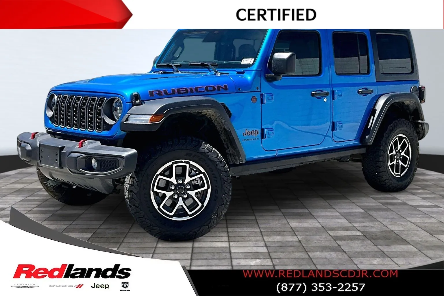 Blue 2025 Jeep Wrangler Rubicon for sale in Redlands, CA