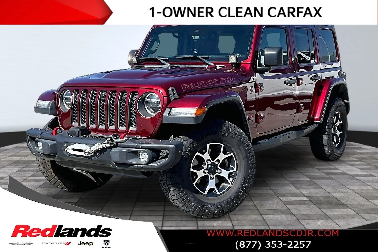 Red 2021 Jeep Wrangler Unlimited Rubicon for sale in Redlands, CA