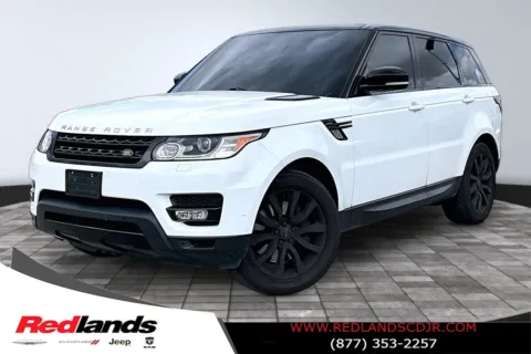 White 2014 Land Rover Range Rover Sport 5.0L V8 Supercharged for sale in Redlands, CA