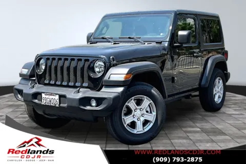 Black 2022 Jeep Wrangler Sport S for sale in Redlands, CA