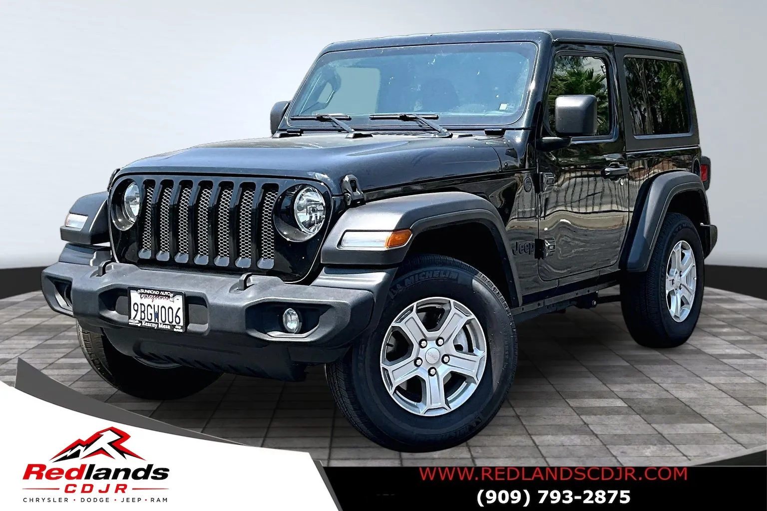 Black 2022 Jeep Wrangler Sport S for sale in Redlands, CA