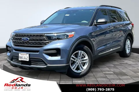 Blue 2021 Ford Explorer XLT for sale in Redlands, CA