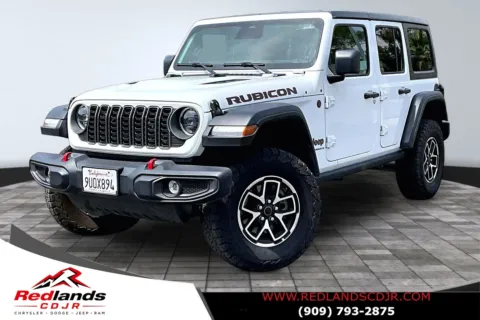 White 2025 Jeep Wrangler Rubicon for sale in Redlands, CA