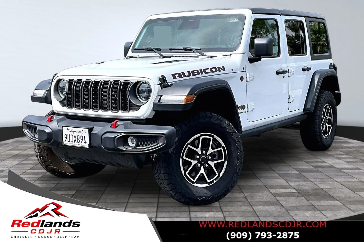 White 2025 Jeep Wrangler Rubicon for sale in Redlands, CA