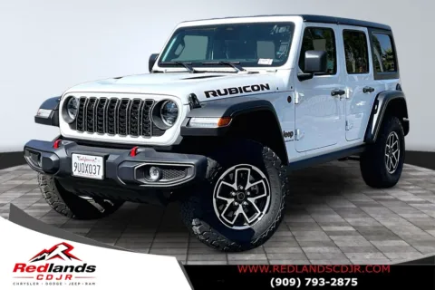 White 2025 Jeep Wrangler Rubicon for sale in Redlands, CA