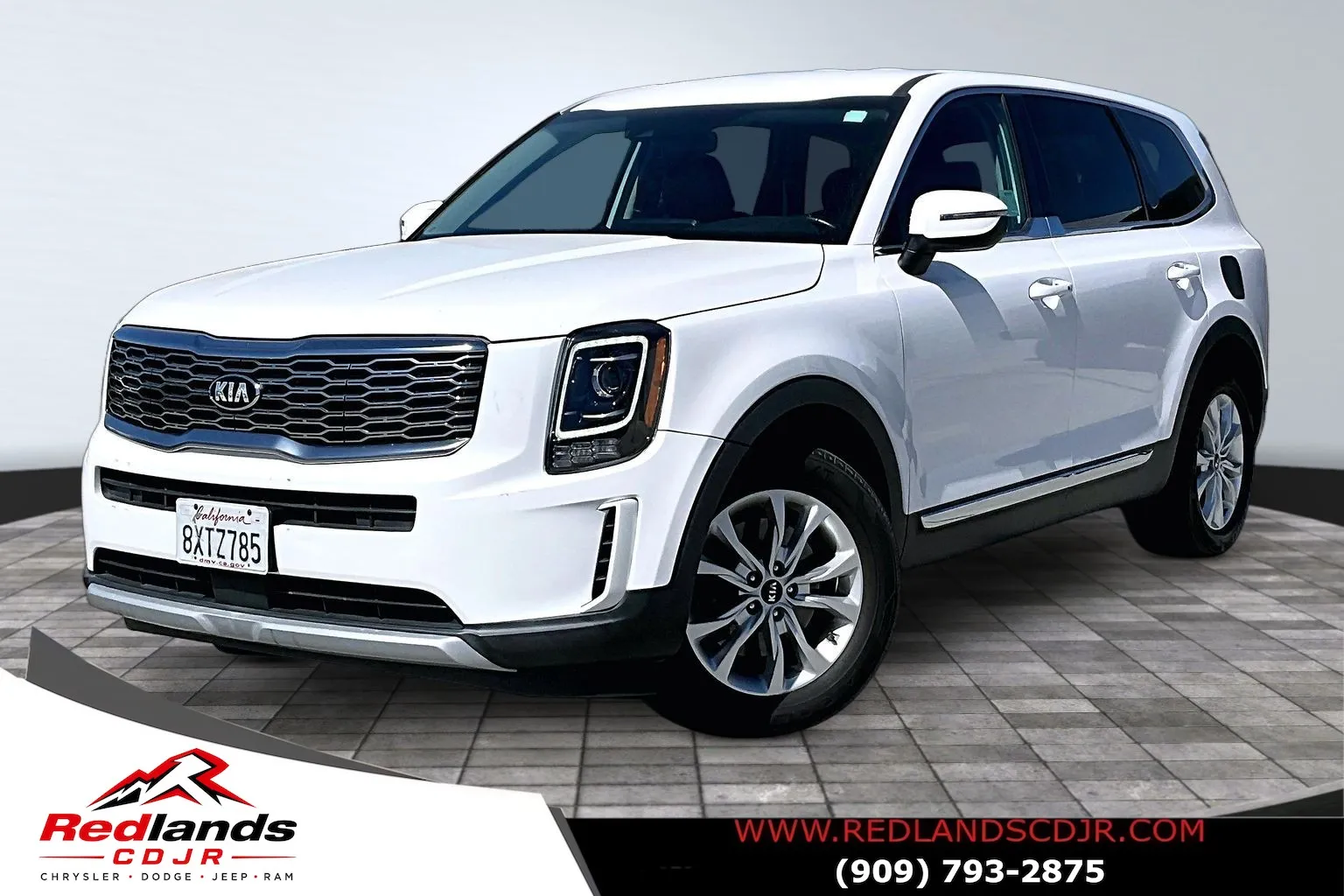 White 2021 Kia Telluride LX for sale in Redlands, CA