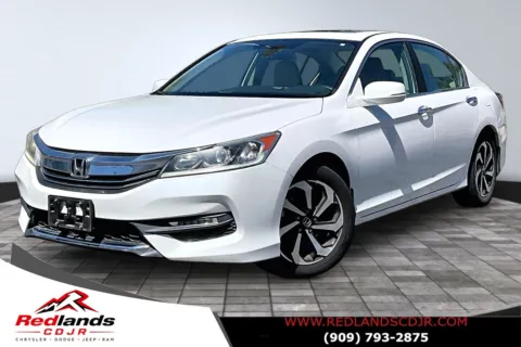 White 2017 Honda Accord EX for sale in Redlands, CA