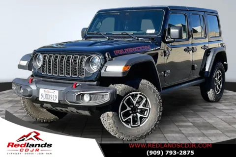 Black 2025 Jeep Wrangler Rubicon for sale in Redlands, CA
