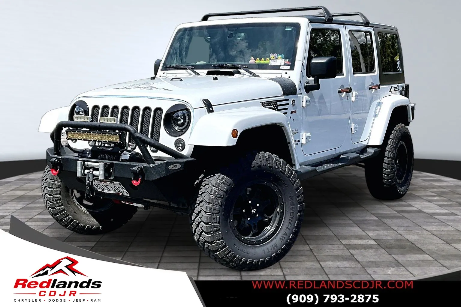 White 2015 Jeep Wrangler Unlimited Sahara for sale in Redlands, CA