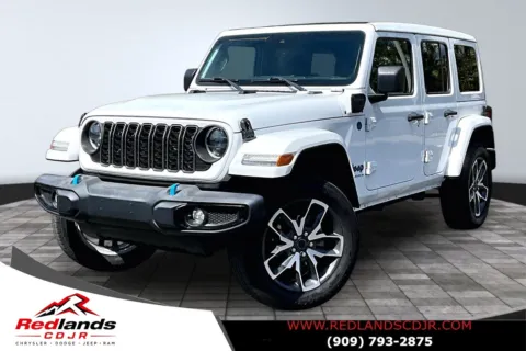 White 2024 Jeep Wrangler Sport S 4xe for sale in Redlands, CA
