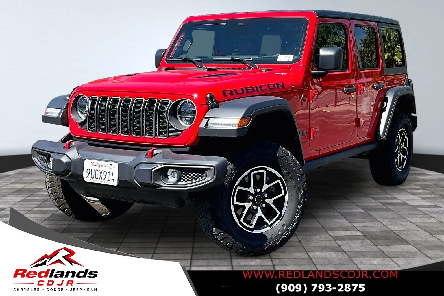 Red 2025 Jeep Wrangler Rubicon for sale in Redlands, CA