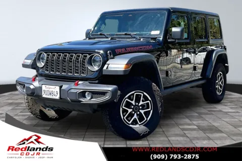 Black 2025 Jeep Wrangler Rubicon for sale in Redlands, CA