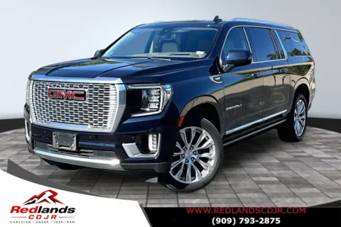Blue 2022 GMC Yukon XL Denali for sale in Redlands, CA