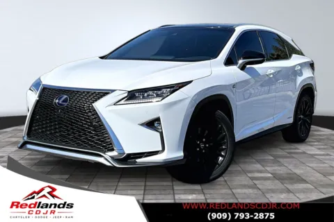 White 2018 Lexus RX 450h F Sport for sale in Redlands, CA
